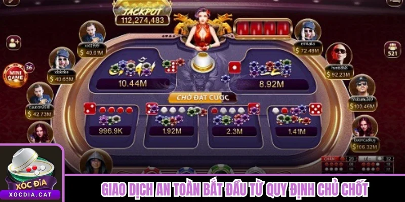 Điều Khoản Sử Dụng 2 Giao dịch an toàn bắt đầu từ quy định chủ chốt